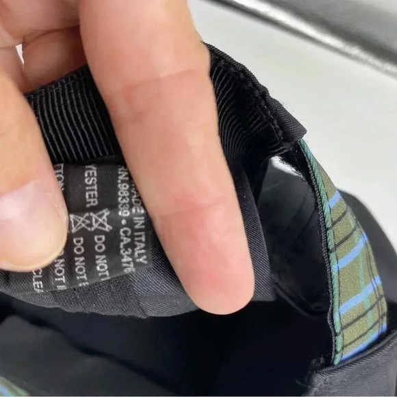 Prada plaid camo baseball hat size medium - Picture 5 of 6